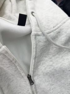 Girls Autumn Winter White Grey Fleece Lined Zipper Hoodie Cardigan Thermal Casual Pure Color Large Childrens Jacket Coat