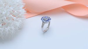 Silver S925 Original Natural Tanzanite Genuine Gemstone Women Jewelry Top Quality Birthday Gift