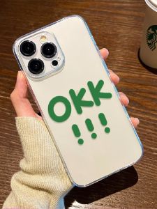 OKK Creative Silicone Phone Case for  17/16 15 Female New 14Plus Transparent 13Promax Ultra Popular 12Mini High End 11 Male XS