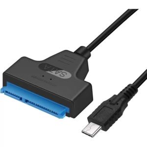 USB 3.1 Type-C to SATA Converter Adapter Cable for 2.5" HDD SSD High Speed Hard Drive Connector Cable Support UASP SATA III