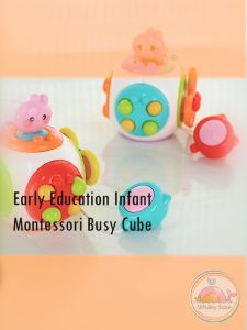 Early education Infant Montessori BusyCube toy gift