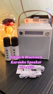 COD MUWIND Speaker Bluetooth + 2 MIC Portable Karaoke super full bass suara jernih - WJ-A837