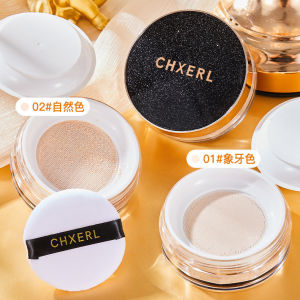 【Classic Style】 CHXERL Loose Powder Makeup Setting Powder Long Lasting Oil Control Matte Concealer Waterproof Sweat-proof and Not Take Off Makeup delicatehoney powder