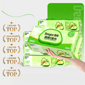 DEYOU | Powerful Oil-removing Antibacterial Kitchen Wipes 80 Counts