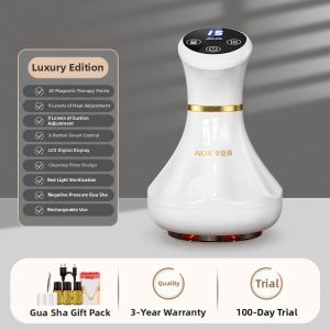 AUX | AUX Electric Gua Sha Instrument Meridian Brush Full Body Universal Lymphatic Drainage Vacuum Massage Back Shoulder Neck