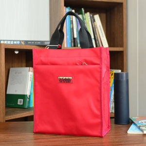 กระเป๋าเป้สะพายหลังสำหรับเด็กนักเรียนมัธยมต้นและมัธยมปลาย กระเป๋าใส่หนังสือแบบถือได้ เรียนต่อในช่วงฤดูร้อน กระเป๋าใส่ของสำหรับเดินทางแบบมีซิป น้ำหนักเบา ทนทานต่อการเปียก