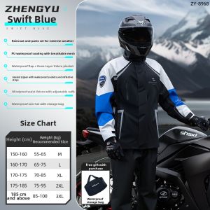 ZHENGYU | Rainstorm Protective Motorcycle Jacket and Pants Set