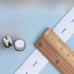 Loose Pants Toilet Handy Gadget Elastic Cord with Buttonholes Adjustable Pants Rubber Band Buckle Fixed Ultra-Stretch Rubber Band