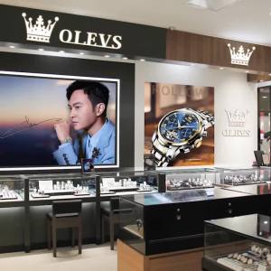 OLEVS Luxury Men Watch Quartz Man Watches Waterproof Luminous Top Brand Watch for Men Date Chronograph Sport Wristwatch