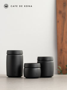 CAFEDE KONA | Vacuum Airtight One-way Valve Coffee Storage Canister
