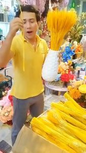 Bó 100 Bông lúa mạch vàng loại 1 chưng phòng khách - decor - trang trí nhà cửa siêu đẹp