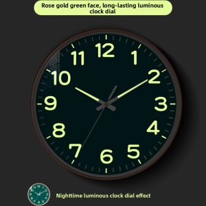 ZHONGBAIXIAO | Modern Silent Wall Clock Quartz Mechanism Easy Installation