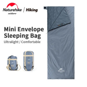 Naturehike Hàng Mới Về LW180 nâng cấp Phong Bì Mini Túi ngủ siêu nhẹ cắm trại ngoài trời Xuân Hè bông không thấm nước nối Túi ngủ nh21msd09