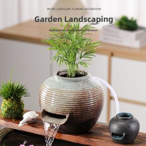 DIHUANTUO | Traditional Cascade Waterfall Decor Water Feature Pot