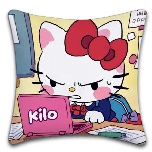 Sanrio | Sanrio Hello Kitty In Hình Hai Mặt Ngắn Sang Trọng Gối Sofa Trang Trí Đệm Dành Cho Nhà Giường Quà Tặng Giáng Sinh