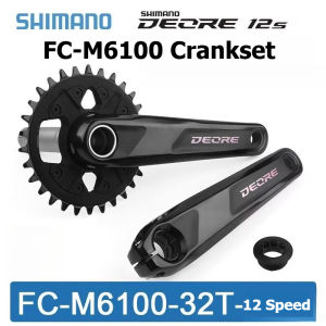SHIMANO | SHIMANO DEORE M6100 MTB Crankset FC-M6100 FC-M6120 CRANKSET 1x12-speed Original Parts