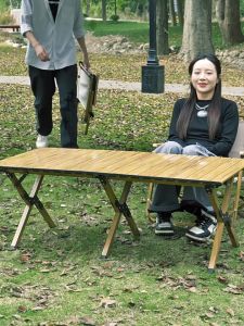 WTHB OUTDOOR Folding Table Aluminum Portable Foldable Camping Picnic 120cm