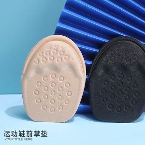 1 pair Half Insoles for Shoes Inserts Forefoot Insert Non-slip Sole Cushion Reduce Shoe Size Filler High Heels Pain Relief Shoe Pads