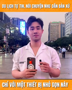 Thiết Bị Phiên Dịch Mini AI LINGOTALK Biến Điện Thoại Thành Máy Phiên Dịch Cầm Tay Hỗ Trợ 142 Ngôn Ngữ