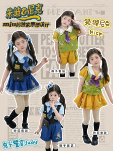 ชุดเด็ก Miu Mom Original Design Summer Style ชุดกางเกงขาสั้นเด็กผู้ชายและเด็กผู้หญิง Judy Nick ชุดเสื้อผ้าเด็กผ้าฝ้ายลำลองฤดูร้อน