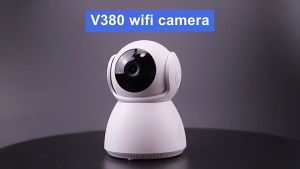 CCTV 1080P HD 360° security camera home WiFi connection Secure baby monitor Waterproof IR Night Vision Flash
