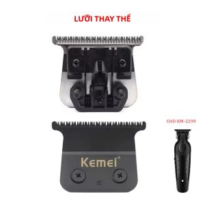 Kemei KM-2299 Ban Đầu Thay Thế Tóc Lưỡi Dao Cắt Đầu Tông Đơ Cắt Một Phần Cho Phụ Kiện Chăm Sóc Cá Nhân