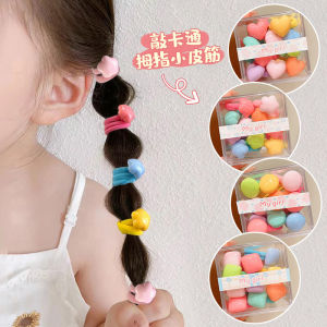 Candy Colored Towel Circle High Elasticity Hair Ties for Girls Childrens Hair Accessories Baby Hair Bands Korean Style