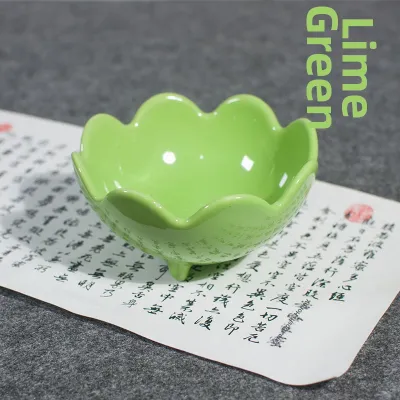 Creative Ceramic Multi-Functional Ink Tray Calligraphy Practice Writing Brush Ink Pool Colorful Ink Box Dish Pen Holder