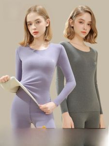 MiiOW | Quần lót giữ nhiệt mùa đông cho nữ MiiOW Cat Person Lớp lót lông cừu dày Dây đeo mềm mại thoải mái Quần áo lót mùa thu đông