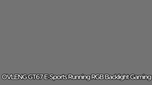 OVLENG GT67 E-Sports Running RGB Backlight Gaming Lightweight Headphone with USB+ 3.5mm jack and Adjustable Microphone