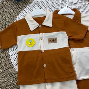 Setelan Anak Pendek Saiba Size SML usia 1 thn s/d 3 thn