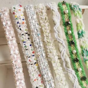 Wool Ribbon Hem Pocket DIY Hand-Woven Classic Style Lace Accessories Coat Runway Decoration Promotion