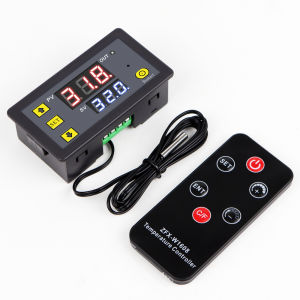 DC 12V Thermostat Regulator Digital Temperature Controller with Remote Control NTC Sensor for Refrigerator Indoor Freezer