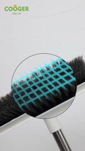 COOGER Sikat Lantai 3IN1 Dengan Wiper Untuk Kamar Mandi Segala Ukuran Berputar 360 Derajat Sikat Serbaguna