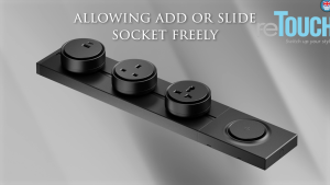 reTouch [NEW SERIES Power Track: Watt- Guardian Series] Track Socket (ONLY COMPATIBLE WITH WATT GUARDIAN SERIES)