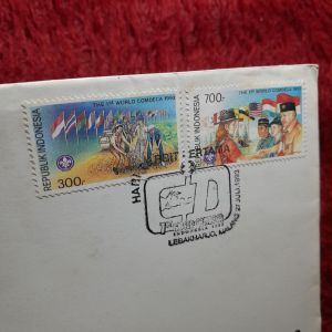Koleksi Filateli Sampul surat kuno Indonesia lawas Perkemahan 1993