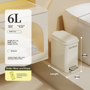 MR.Bin | Step-On Trash Can Large