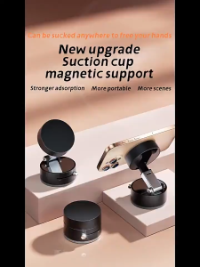 BunMo 360 ° Adjustable Vacuum Suction cup Rotating Magnetic Bracket Phone Holder Adjustable Foldable Portable Navigation Bracket