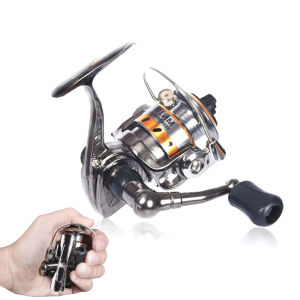ALL METAL Mini Fishing Reel Metal Spool Ball Grip Spinning Reel Small Winter Ice Fishing Wheel Saltwater Fresh for Carp Raft