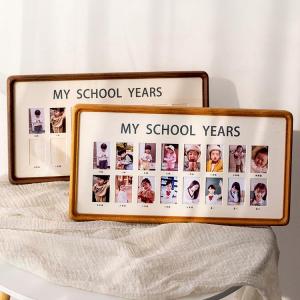 Graduation Commemorative Baby School Enrollment Photo Wooden Frame