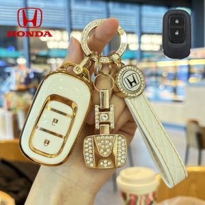 เคสรีโมทกุญแจรถยนต์ สําหรับ Honda ปลอกกุญแจรถฮอนด้า เคสกุญแจฮอนด้า เหมาะสําหรับเคสกุญแจรีโมท ปลอกกุญแจ city/HR-V