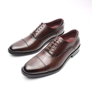 RUCHI Men Shoes For Formal Dress Male Oxfords Office Genuine Leather Wedding Party Lace Up Autumn Spring Size 39-45