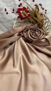 [0.5 Meter] Kain Satin Pure Silk 100% Pure Silk Original Import Premium Class