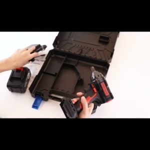 [COD+kapal dalam 24 jam]Impact Wrench Set komplit 560 N.m 1/2 Inch Torque 98vf Cordless Electric Wrench 98 Volt 2 Baterai Rechargeable Impact Wrench Dual-purpose Wrench Dapat membuka baut ban