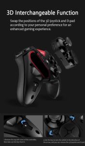 Ipega | Wireless Bluetooth Game Controller with 3D Interchangeable Cover Programmable & Vibration Function for Switch Android PC