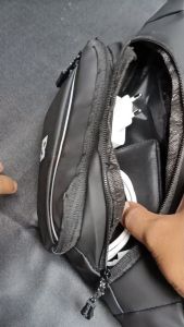 Waistbag Pria Merk DM Exclusive | Tas Selempang Pria Bahan Balon Super Waterproof