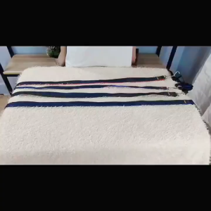 Bộ dây dắt chó mèo kèm vòng cổ bằng vải jean 2 lớp (mẫu mới) - Hara Pet Store