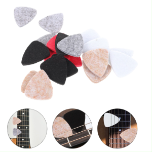 1 Pcs Guitar Felt Picks Acoustic Ukulele Replacement Parts Bass Plectrum Triangle Electric