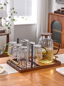 YINXIANG80YIGUAN | Borosilicate Glass Water Cups Set 6pcs