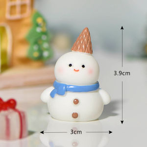 Internet Celebrity Christmas Small Cake Decoration Santa Snowman Deer Decoration Bell Scarf XINGX Candle Plug-in